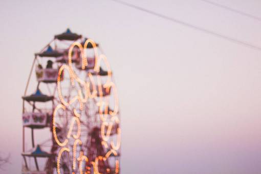 ferris-wheel ferris wheel  amusement park  rides  fun  entertainment  sky  sunset