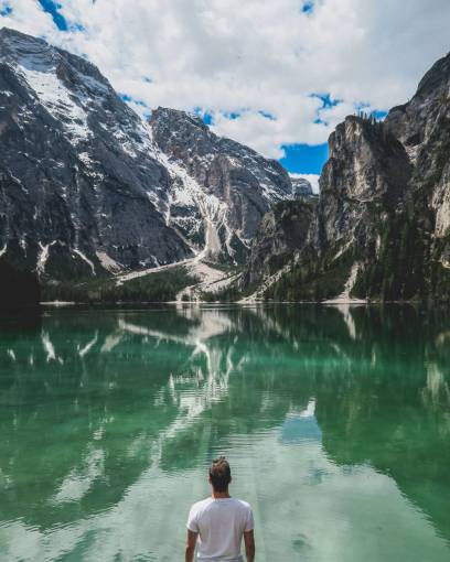 contemplation guy  man  male  people  back  contemplate  nature