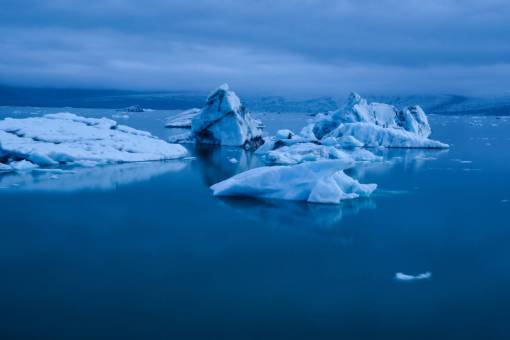 glaciar islandia iceberg agua helada invierno nieve