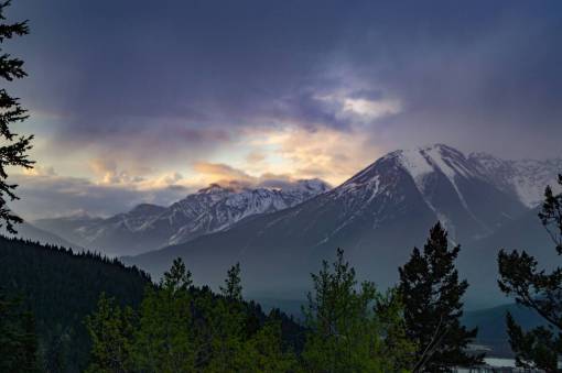 nature  landscape  mountains  summit  peaks  forests  trees
