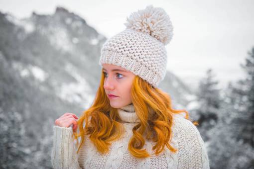 people  woman  cold  weather  jacket  bonnet  snow