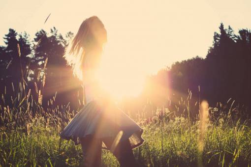 brunette sunset  sunshine  girl  brunette  long hair  fashion  skirt