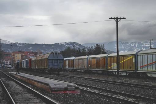 track-and-field train  railway  transportation  travel  trip  outdoor  people