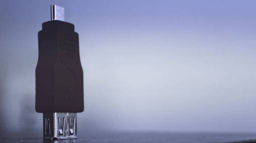 usb pared negra bokeh desenfoque moderno