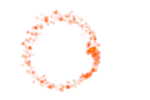  Golden Arc Bokeh Overlay PNG