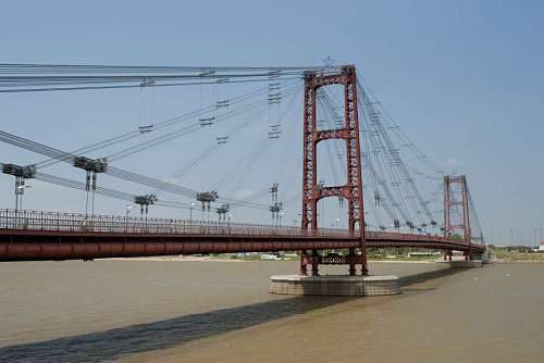province Puente en Provincia de Santa Fe sobre Rio Parana en Argentina