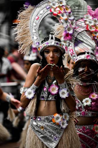 maquillaje celebraciones de carnaval