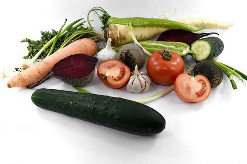 carrot tomatoes cucumber fresh parsley antioxidant carbohydrate calorie vegetables organic