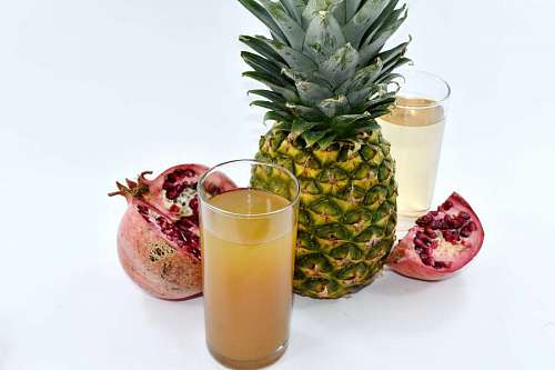 cc0 pineapple juice fruit tropical drink leaf produce health cc0