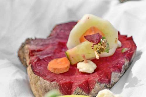 beetroot salad beetroot vegetables bee decoration lunch meal delicious dinner