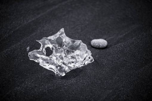 stone  sand  ice  black and white
