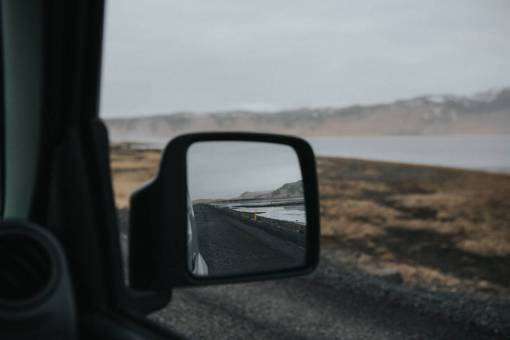 side car  side  mirror  vehicle  blur  road  trip
