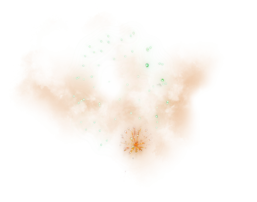 Ilustración de fondos de vector de superposición de png abstracto de fuegos artificiales