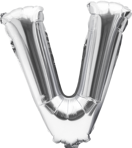 pack  v isolated overlay letter alphabet metal png