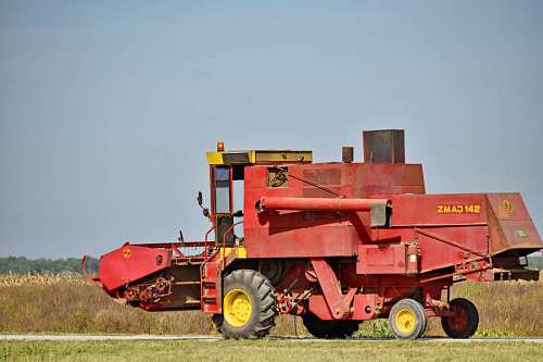 combined agriculture combine equipment machinery industry device vehicle machine harvester rural 
