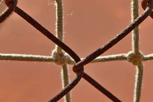 rust wire blur outdoors iron material fence protection nature winter