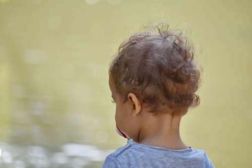 eyelash side blonde eyelashes child hair portrait smile boy son fun