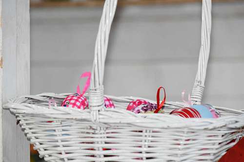 wicker basket egg holiday indoors traditional health summer