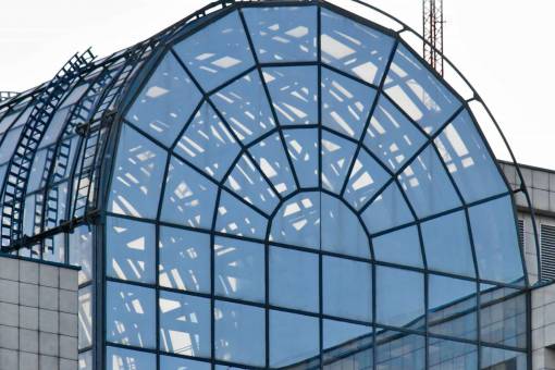 roof atrium  futuristic  reflection  roof  glass 