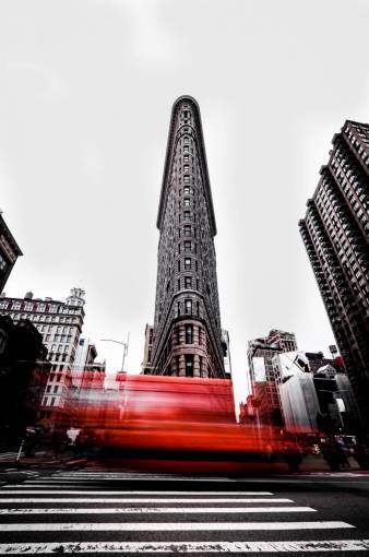 arquitectura Edificio Flatiron en el centro de la ciudad de Nueva York