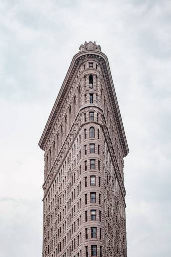 arquitectura Edificio Flatiron en el centro de la ciudad de Nueva York