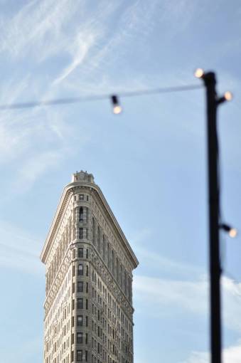 arquitectura Edificio Flatiron en el centro de la ciudad de Nueva York