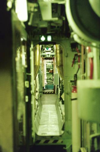technology Interior of a submarine
