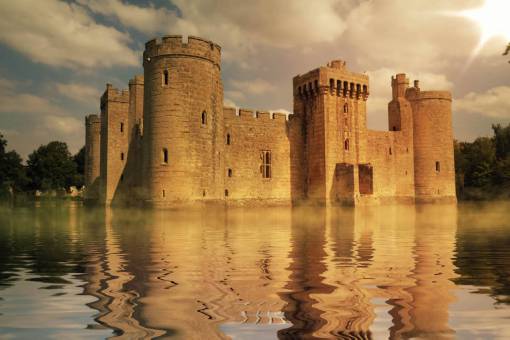 body Bodiam Castle, Sussex, England