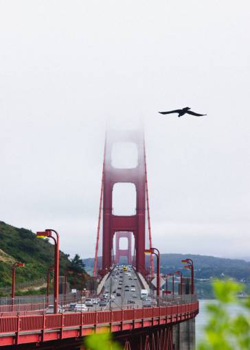 lugar turistico Estructura de hierro del puente Golden Gate en San Francisco, EE.