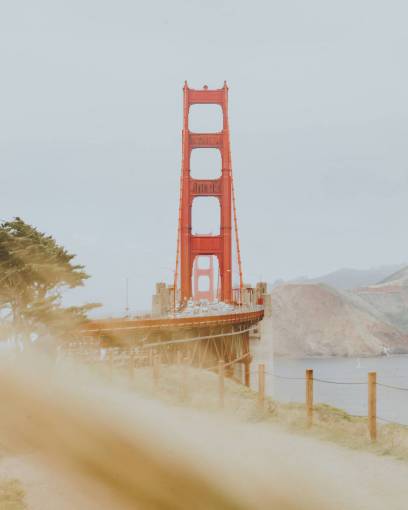 rope Iron structure of Golden Gate Bridge in San Francisco, USA