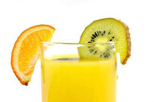 bitter beverage fresh close water mandarin kiwi lemon tropical fruit