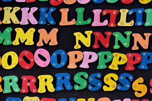 visual blackboard alphabet typography fun letters colorful visuals toy