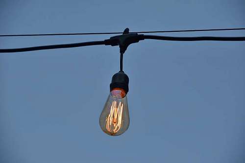 bulb cable cloud illuminated electricity electric glass