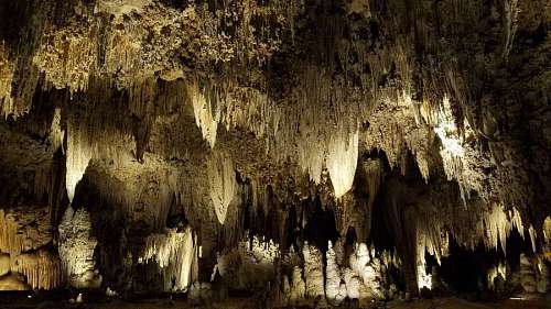 cave cave dark limestone tunnel darkness illumination majestic geology landscape inside