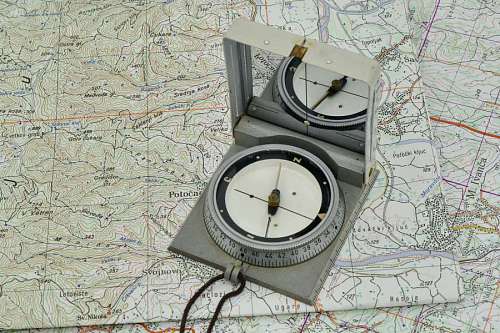geography-colombia compass map orientation navigation direction geography discovery survey exploration paper