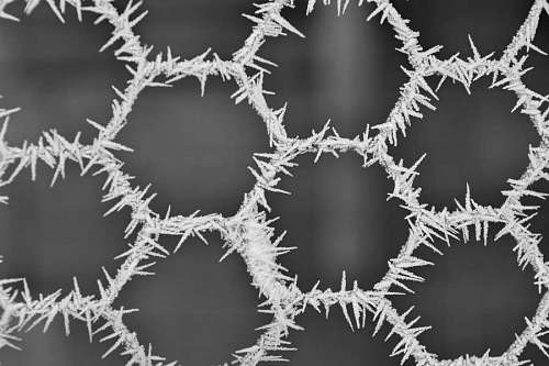 crystal-clear-water crystal ice pattern frozen cold snow wire shape