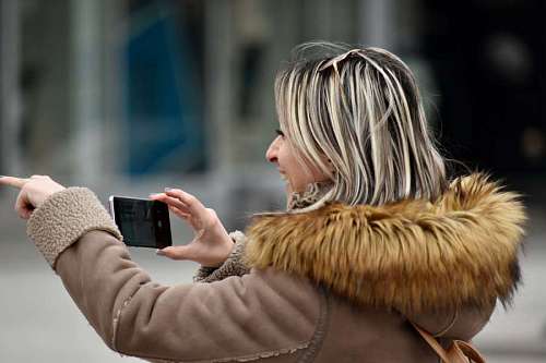 telecommunication enjoyment cheerful happiness gorgeous blonde hair telecommunication smile mobile pretty phone woman 
