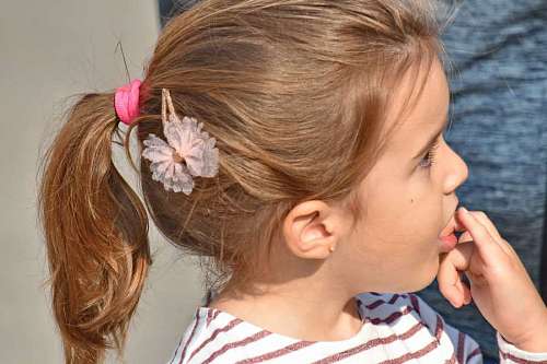 clip-art finger side face child hairstyle lips clip innocence barn frisyrer