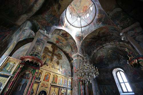 monasterio monasterio, altar, serbia, medieval, interior, iglesia ortodoxa, arquitectura, dentro, icono