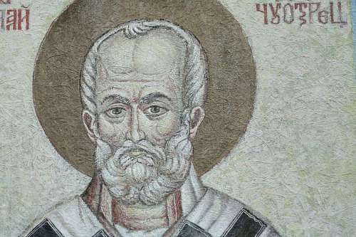 arts-culture-and-entertainment orthodox fine portrait arts serbia ancient saint antique 