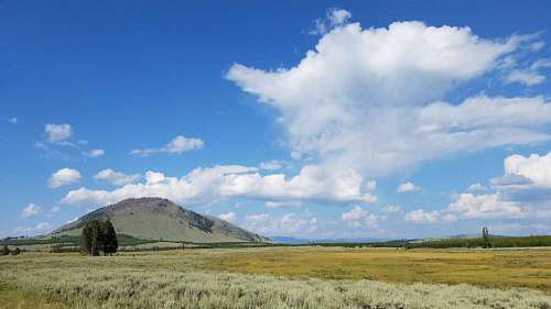 steppe plain landscape field nature rural grass countryside steppe outdoors kb