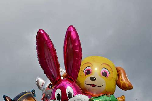 conejo fantasía globo de helio juguete tradicional plástico colorido entretenimiento