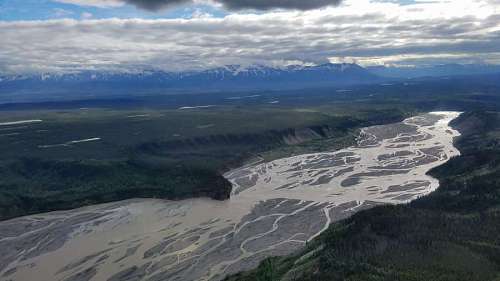 altitude river panorama altitude mountain landscape glacier mountains outdoors nature water kb