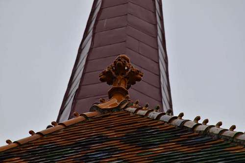 tile roof church decoration tower building tiles tile material ceramics rooftop kb