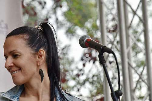 singer singing singer portrait enjoyment performer festival concert woman