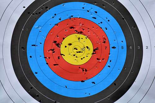 luck target archery round precision circular luck leisure