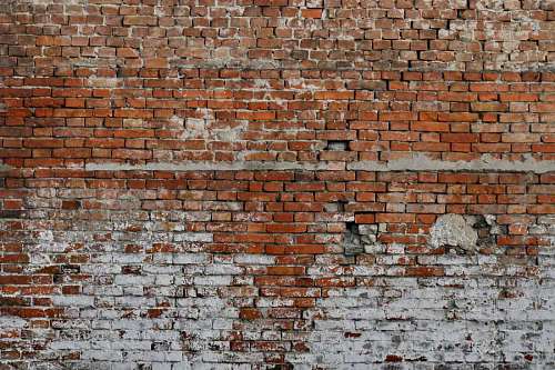abandoned wall abandoned decay concrete stone rough surface bricks decomposition