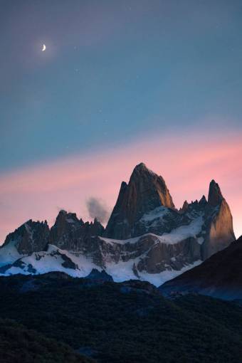 Monte Fitz Roy o Cerro Chalten en Argentina