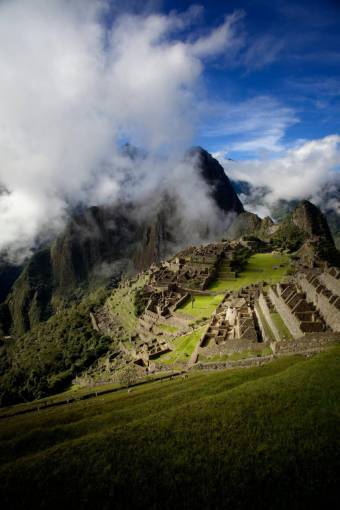 landscape Machu Picchu ? Ancient Inca Citadel in the Peruvian Andes
