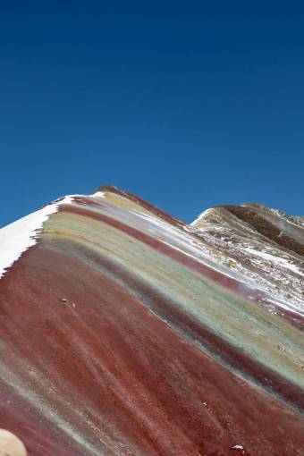 landscape Vinicunca Hillside ? The Rainbow Mountain in Andes of Peru
